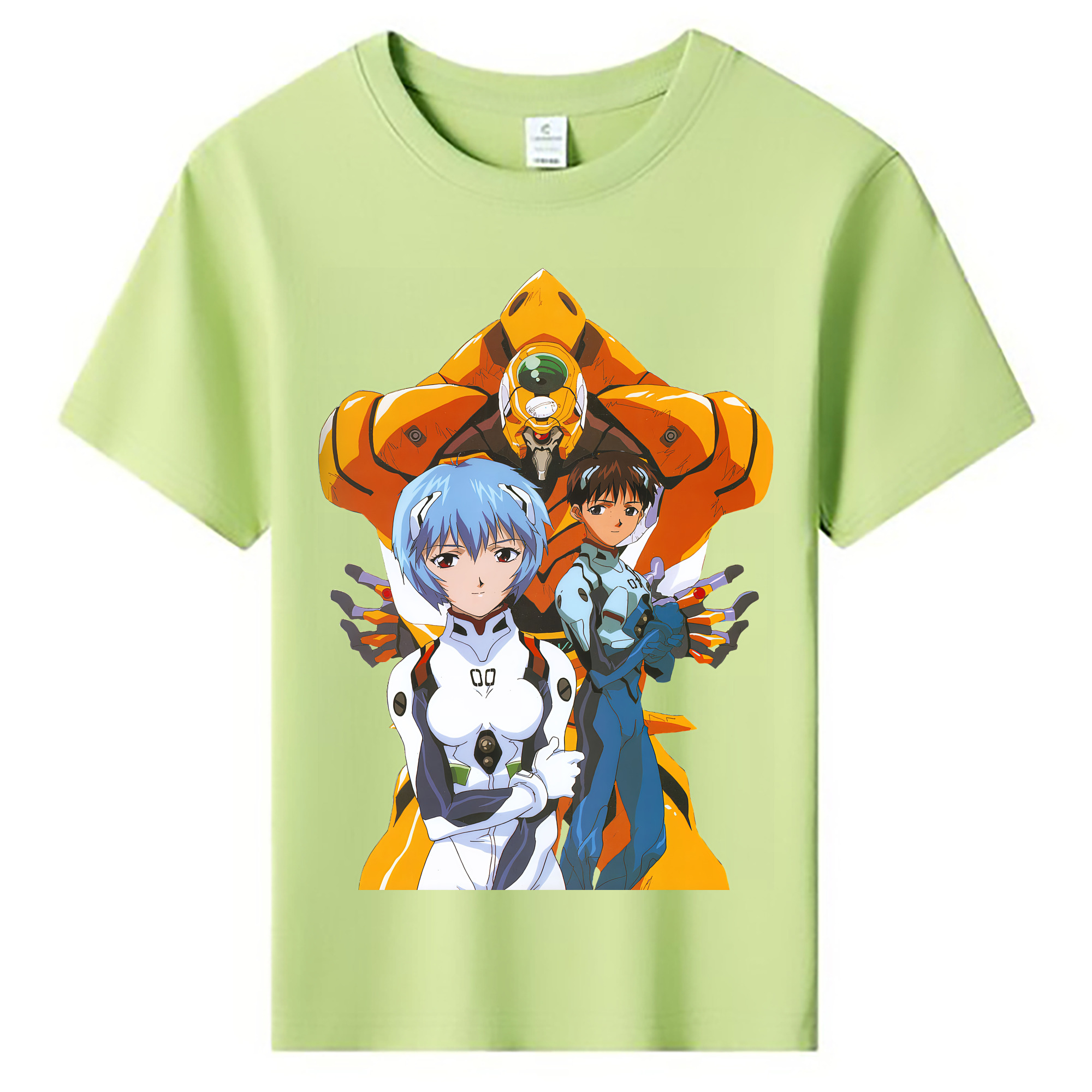 （画像用） EVA 新世紀エヴァンゲリオン 綿100％キッズTシャツ（フロントプリント）
